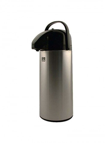 Stainless Steel Beverage Dispenser Silver/Black