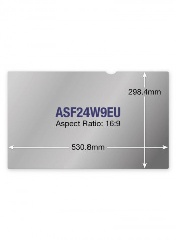 ASF24W9EU Widescreen Privacy Screen 53 x 30centimeter Black