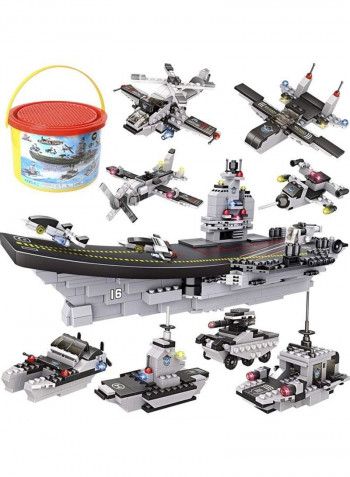 1320 Piece Military Battleship Model Building Toy Kit