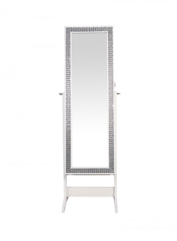 Amanda Jewelry Cabinet White