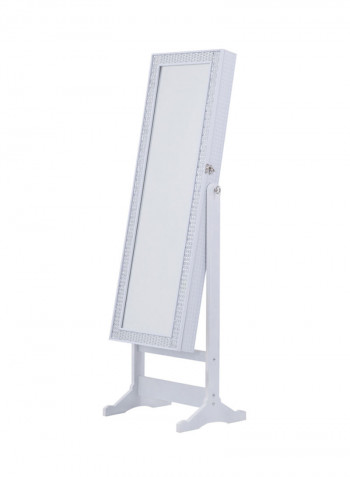 Amanda Jewelry Cabinet White