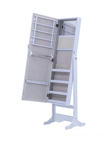 Amanda Jewelry Cabinet White