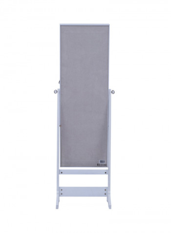 Amanda Jewelry Cabinet White