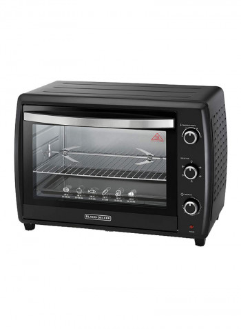 70L Toaster Oven With Double Glass And Rotisserie TRO70RDG-B5 Black