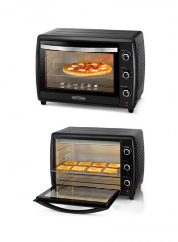 70L Toaster Oven With Double Glass And Rotisserie TRO70RDG-B5 Black