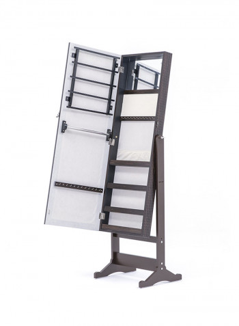 Amanda Jewelry Cabinet Brown