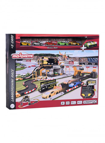 Lamborghini Race Track Vehicle Playset