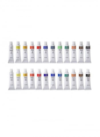 126-Piece All-Media Art Set Black/Yellow/Blue