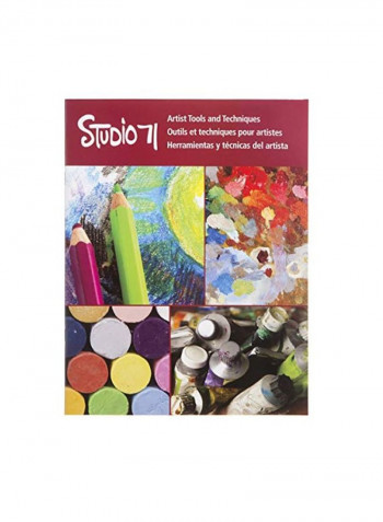 126-Piece All-Media Art Set Black/Yellow/Blue