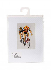 Cycling Cross Stitch Kit Yellow/Red/Black reviews Cycling Cross Stitch Kit Yellow/Red/Black
