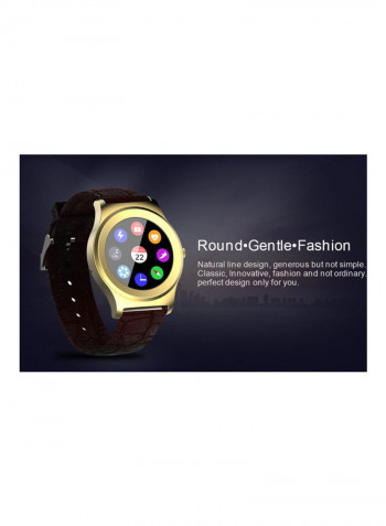 V3 Bluetooth Smart Watch Gold/Black