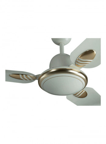 Grace Deluxe Ceiling Fan 73 W 250843 White/Gold