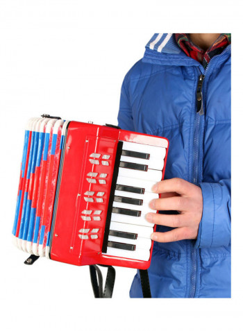 17-Keys 8 Bass Mini Small Accordion