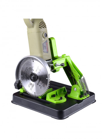 Metalworking Iron Base Angle Grinder Green 33x18x30centimeter