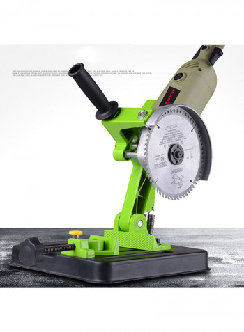 Metalworking Iron Base Angle Grinder Green 33x18x30centimeter