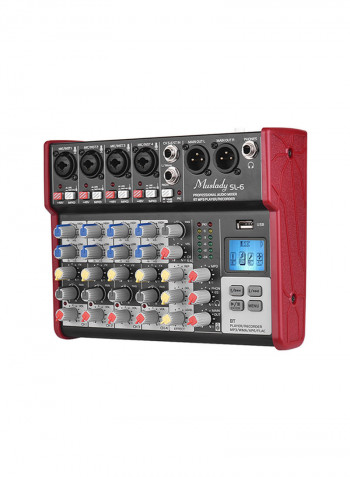 Portable 6-Channel Mixing Console Mixer