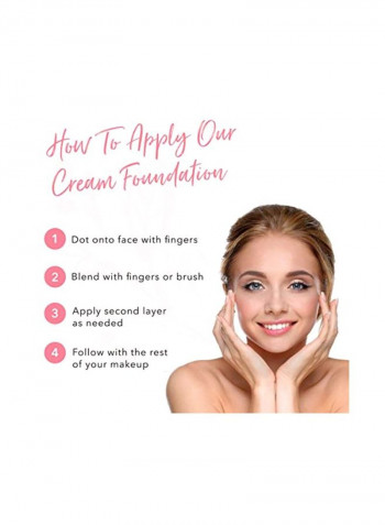 Fruit Pigmented Cream Foundation White Peach