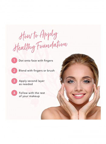 Fruit Pigmented Healthy Foundation Golden Peach