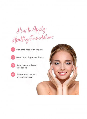 Fruit Pigmented Healthy Foundation Peach Bisque