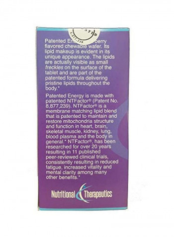 Patented Energy - 60 Chewable Wafers