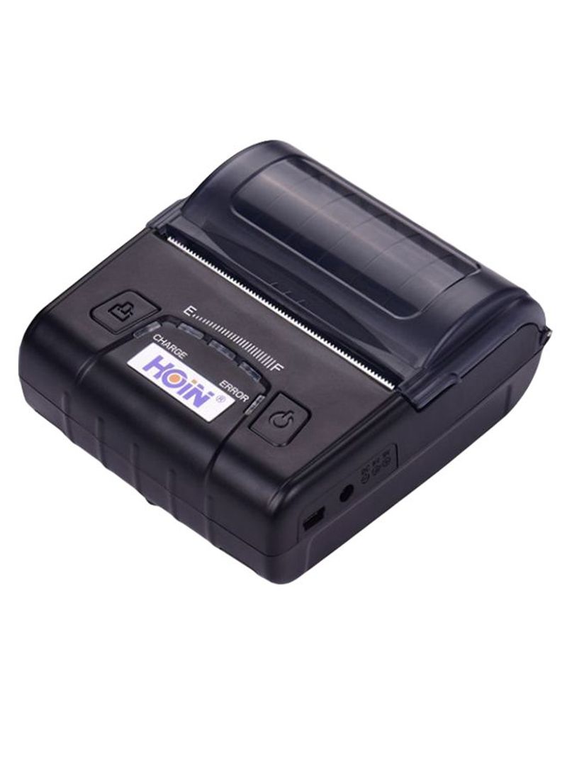 Portable Thermal Receipt Printer Black