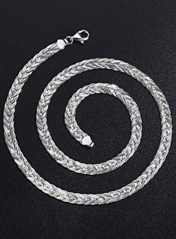 Sterling Silver  Rope Chain Necklace