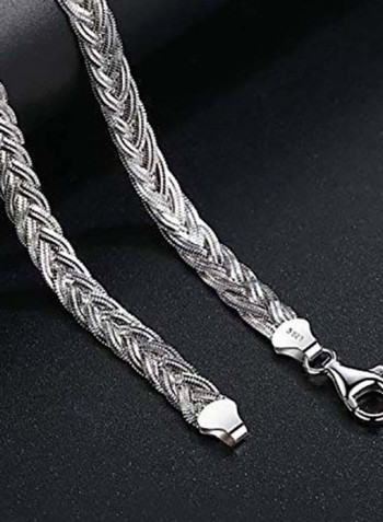 Sterling Silver  Rope Chain Necklace