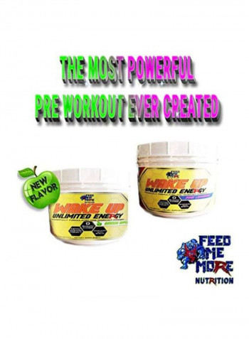 Wake Up Unlimited Energy Powder - Green Apple