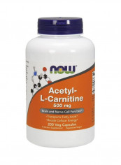 2-Piece Acetyl L-Carnitine Dietary Supplement - 200 Capsules