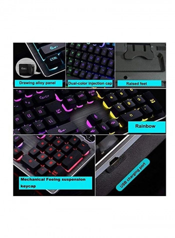 Rechargeable Keyboard And Mouse With Receiver
