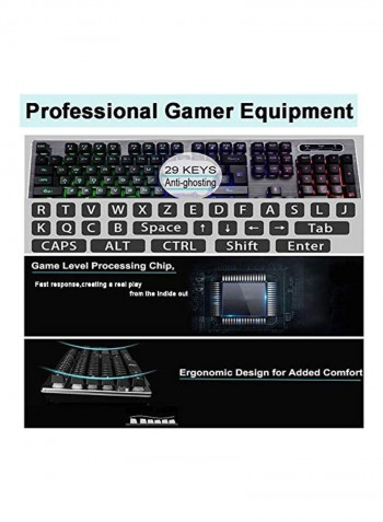 Rechargeable Keyboard And Mouse With Receiver