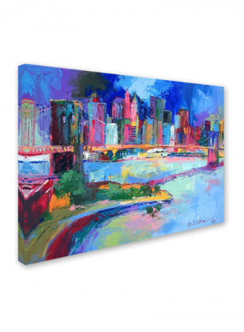 Brooklyn Canvas Wall Art Multicolour 18 x 24inch