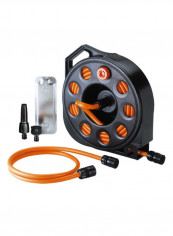 Shock-Proof Aquapass Garden Wall Hanging Kit Black/Orange/Silver