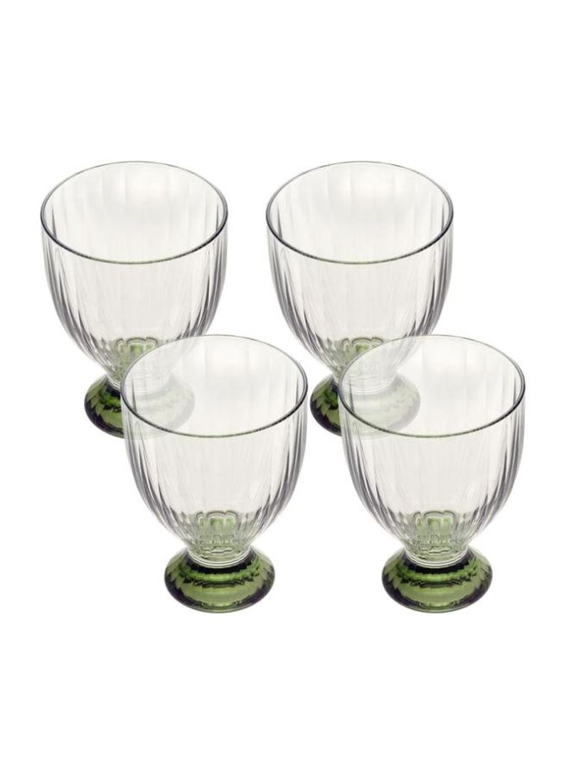 4-Piece Artesano Original Vert Juice Glass Set Clear/Green 4x0.29L