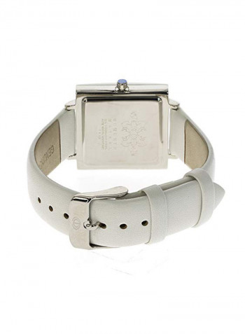Women's Moment Square Dial Leather Analog Watch W8133LST150F