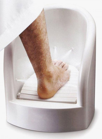 Wudu Foot Washer White