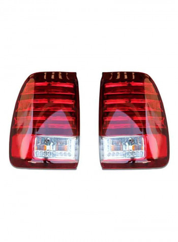 2-Piece Tail Lamp Lexus Design For Toyota Landcruiser FJ100 (1998-2007)