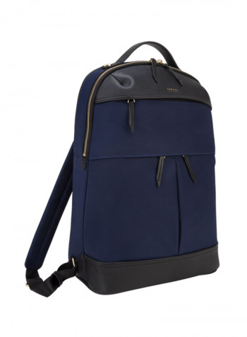 Nylon Newport Laptop Backpack Navy/Black