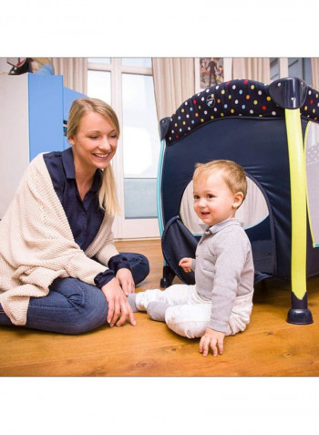 Sleep And Play Center Travel Bed - Blue
