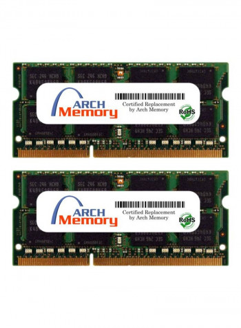 2-Piece SODIMM DDR3 RAM For Lenovo ThinkPad R400 7439E3U 2GB Multicolour