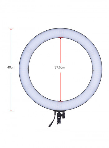 720-Piece Bi Colour Digital Ring Video Light Set RL720B 19inch Black