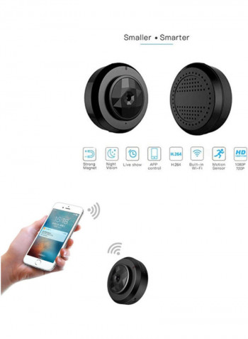 WIFI Mini Security Camera Black