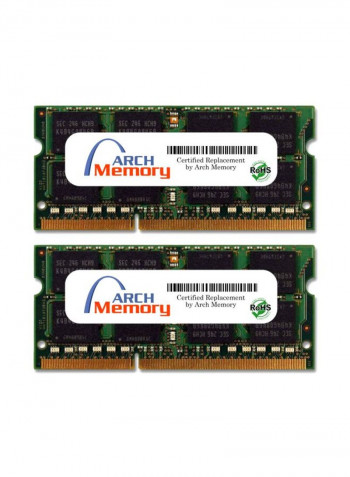 2-Piece SODIMM DDR3 RAM For Lenovo ThinkPad R400 74401NU 2GB Multicolour