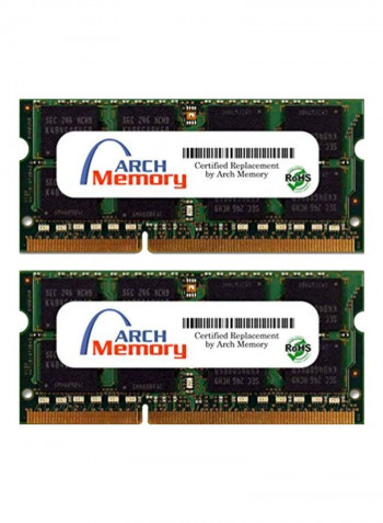 2-Piece SO-DIMM DDR3 RAM For Lenovo ThinkPad R400 7440-T1U 2GB Green