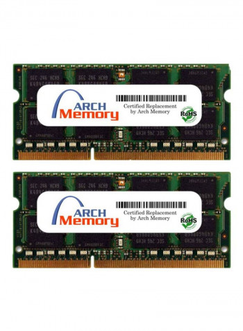 2-Piece SODIMM DDR3 RAM For Lenovo ThinkPad R400 2784-A16 2GB Green