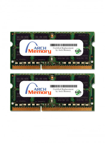 2-Piece SODIMM DDR3 RAM For Lenovo ThinkPad R400 7440T1U 2GB