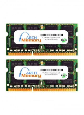 2-Piece DDR3 RAM For Lenovo IdeaPad U350 2963-47U 2GB Multicolour