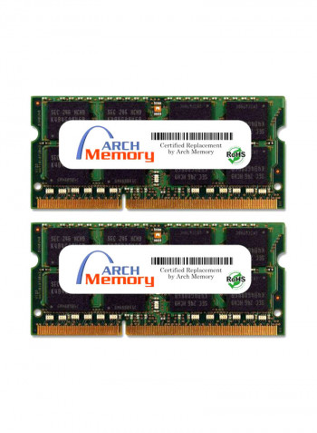 2-Piece SODIMM DDR3 RAM For Lenovo ThinkPad R400 7439 Series 2GB Multicolour