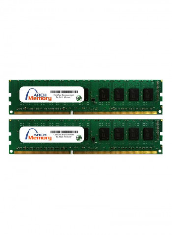 2-Piece UDIMM DDR3 RAM For HP Pavilion Elite e9105f 2GB Multicolour
