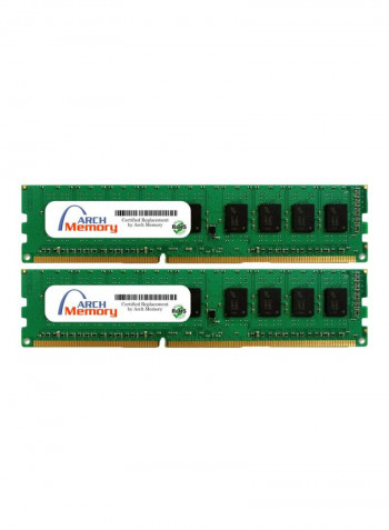 2-Piece UDIMM DDR3 RAM For HP Pavilion p6150t CTO 2GB Multicolour
